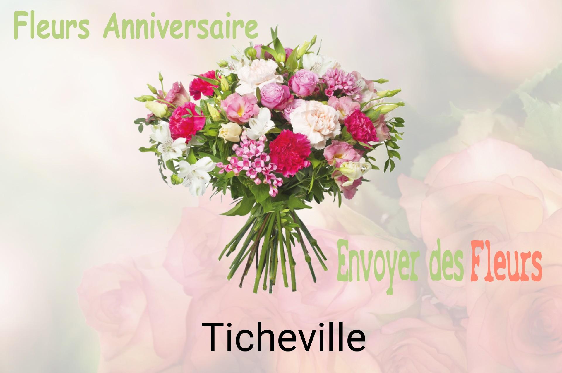 Bouquet de fleurs d’anniversaire livré à Ticheville